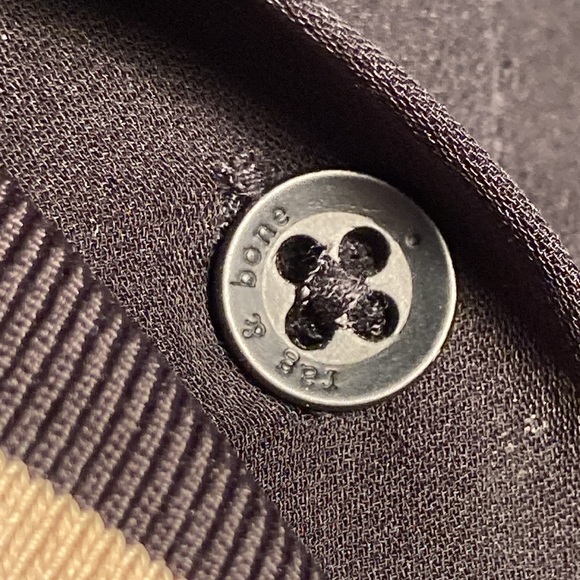 Rag & Bone oversized polo shirt dress silk black S - Picture 6 of 15